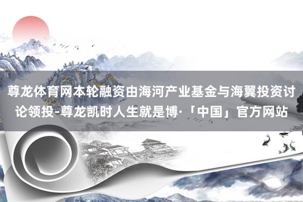 尊龙体育网本轮融资由海河产业基金与海翼投资讨论领投-尊龙凯时人生就是博·「中国」官方网站