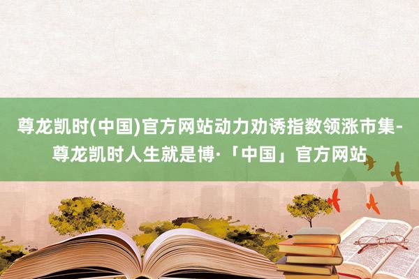 尊龙凯时(中国)官方网站动力劝诱指数领涨市集-尊龙凯时人生就是博·「中国」官方网站