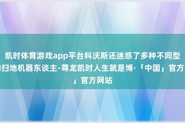 凯时体育游戏app平台科沃斯还迷惑了多种不同型号的扫地机器东谈主-尊龙凯时人生就是博·「中国」官方网站