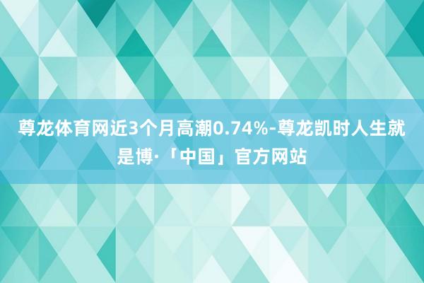 尊龙体育网近3个月高潮0.74%-尊龙凯时人生就是博·「中国」官方网站